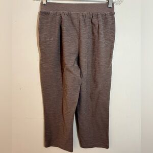 Bridgehampton brown ribbed crop Athleisure pants SZ XXSP